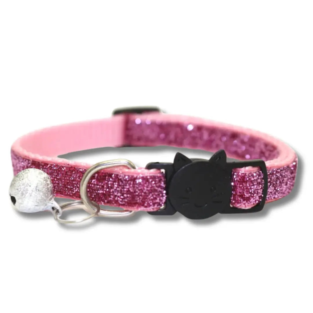 Collier Pour Chat Brillant - Rose Harnais Chat