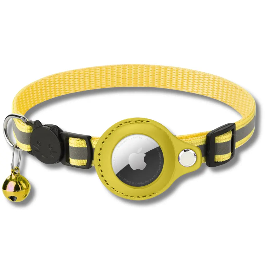 Collier Pour Chat GPS - Jaune Harnais Chat