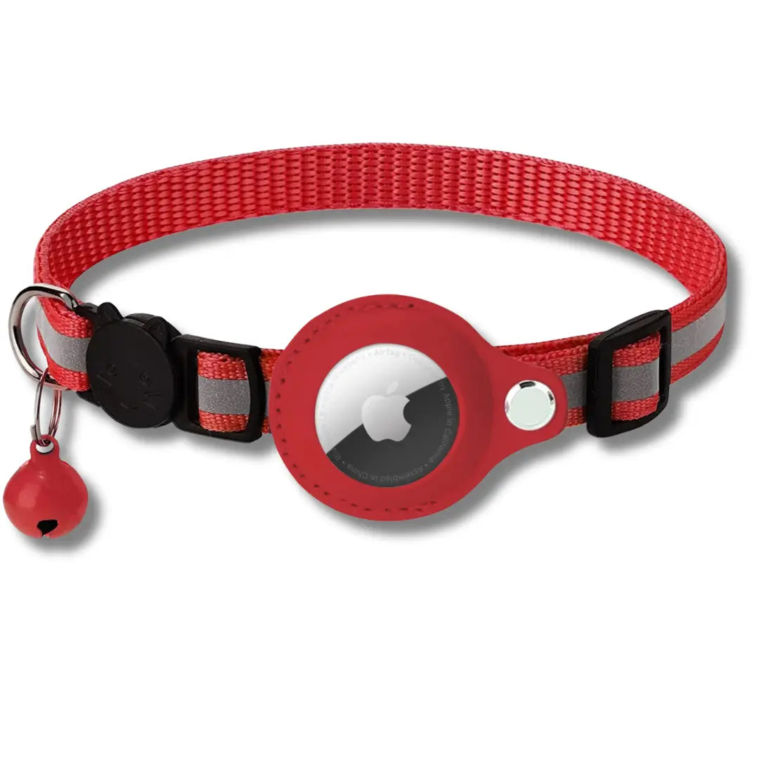 Collier Pour Chat GPS - Rouge Harnais Chat