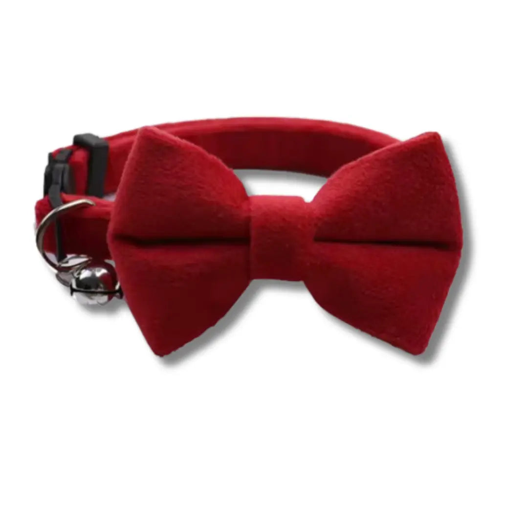 Collier Pour Chat Noeud Papillon - Rouge Harnais Chat