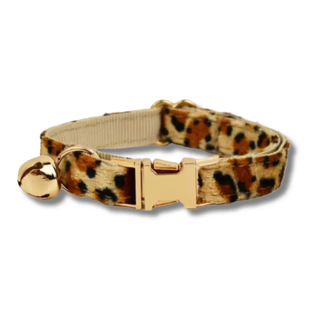 Collier Pour Chat Personnalisable - Leopard Harnais Chat