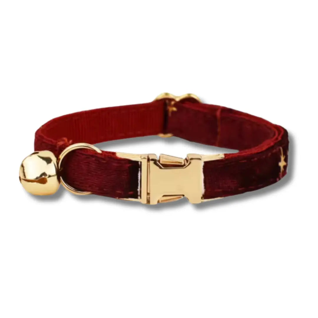 Collier Pour Chat Personnalisable - Rouge & Jaune Harnais Chat